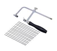 Set di telai universali multiuso per gioiellieri fai da te con 12 lame, kit professionale per la creazione di gioielli, mini sega