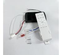 Set di telecomando per ventilatore da soffitto, 35 W DC 24 V, ricevitore wireless controller per 1-6 marce, 90-265 V, ampio raggio di controllo radio con oltre 30 m di portata PC, materiale nero e