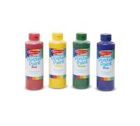 Set di tempere lavabili Melissa & Doug (4 colori: rosso, giallo, verde, blu)