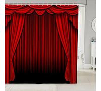 Set di tende da doccia per cinema e cinema per bambini per notte bagno set di tende da doccia per adolescenti decorazione per home theater tenda da bagno impermeabile antiquariato accessori per il ba