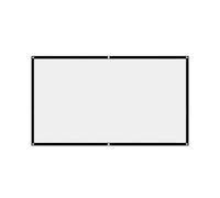 Set di tende for proiettore semplice 16:9, schermo visualizzazione HD portatile, decorazione for camera da letto, ufficio, casa, esterno(100 inch)