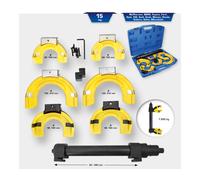 Set di tenditori a molla Brilliant Tools, 15 pz, con inserti protettivi in plastica Quantità:1