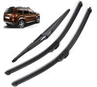 Set di tergicristalli per Dacia Duster 2009-2013, Anteriore Posteriore Tergicristallo Parabrezza Accessori Gomma Spazzola Tergicristallo Kit Set Braccio Posteriore