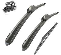 Set di tergicristalli per Lexus LX470 J100 1999-2007 Anteriore Posteriore Tergicristallo Parabrezza Accessori Gomma Spazzola Tergicristallo Kit Set Braccio Posteriore