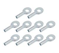 Set di terminali per cavi da palestra, 10 pezzi, con occhielli efficaci per macchine a puleggia (5 mm)