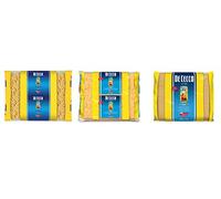 Set di test De Cecco Penne Rigate - Spaghetti Pasta di Semola di Grano Duro Pasta 100% Pasta longitudinale e pasta corta (3 x 3 kg)