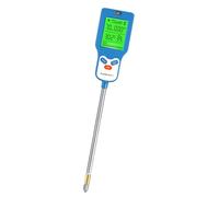 Set di test del suolo per casa, giardino e serre, funzionalità 6 in 1, tra cui temperatura, luce e umidità, calibrazione automatica del suolo