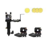 Set di teste laser CO2 serie E V2.1 con obiettivo ZnSe Focus e specchi riflettenti si da 25 mm per incisione laser CO2 e macchina da taglio (set C, FL50,8 mmReflect Mirr)
