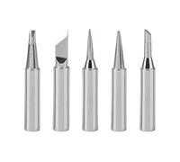 Set di teste per saldatori, Set di 5 teste for saldatore 900M all'interno di rame caldo elettrico(Silver)