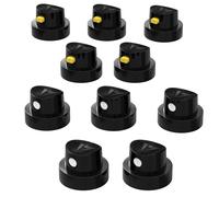 Set Di Teste Spruzzatori Ricambio 10 Pz Nero/Bianco + Nero/Giallo