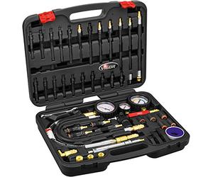 Set di tester per compressione e perdita di pressione ViGOR V4461, per motori diesel e a benzina, test professionali di compressione o perdita di pressione per la maggior parte dei motori di auto