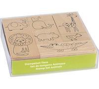Set di timbri con animali, 7 pezzi