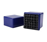Set di timbri con numeri e lettere da 36 pezzi da 6 mm, set di timbri in | Set di punzoni per numeri e lettere Kit per stampaggio di metalli per la stampa di metallo, plastica, legno, pelle