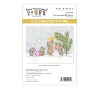 Set di timbri in gomma con albero di Natale della collezione House-Mouse Tree-mendous Christmas
