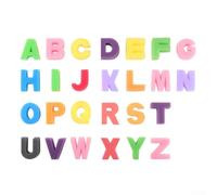 Set di timbri in spugna per l'apprendimento precoce con tutte le 26 lettere per supportare la pratica di riconoscimento delle lettere multisensoriali