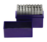 SET di Timbri Lettere A-Z - Altezza Lettera: 5,0 mm - Font DIN 1451