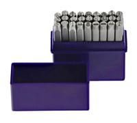 SET di Timbri Lettere A-Z - Altezza Lettere: 4,0 mm - Font DIN 1451