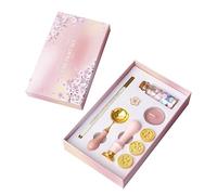 Set di timbri per ceralacca - Set di timbri per sigillare il fuoco, strumenti di sigillatura completi con riscaldatore di perline | Decorazione della busta fai-da-te Regalo personalizzato Elegante set