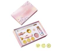 Set di timbri per ceralacca - Timbri per sigillo di ceralacca | Set completo di sigilli antincendio, kit di Timbrï per sigillare lettere con cucchiaio scalda perline per buste da lettere | Kit per rea