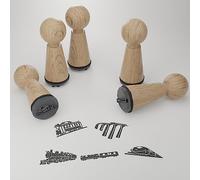 Set di timbri per ferrovia - motivi belli e magici, perfetti per scrapbooking, biglietti e decorazioni, ottima idea regalo per gli amanti della ferrovia