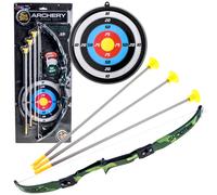 Set di tiro con l'arco per bambini con bersaglio e frecce