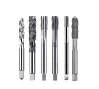 Set di tocchi di rubinetto, Maschi for macchina, raffreddamento interno, utensili for filettatura in metallo duro CNC, alluminio, acciaio, rivestito in metallo