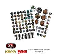Set Di Token Di Judge Dredd - Judge Dredd - 2000 AD - Warlord Games