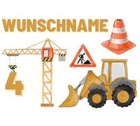Set di toppe personalizzate per tessuti, compleanni, personalizzate, per bambini, cantieri, escavatori, gru, veicoli da cantiere, magliette, progetti fai da te, regali, 1,2,3,4,5,6,7,8,9,10...