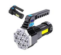 Set di torce ricaricabili - Comoda torcia super luminosa con 4 modalità | 14,1 x 6,4 cm, 7 LED efficienti USB, luce ad alta luminosità per campeggio, escursionismo, interruzione di corrente, spiaggia