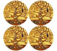Set di Tovagliette Americane Bertoni 4 Pezzi Rotonde Diametro 33 cm