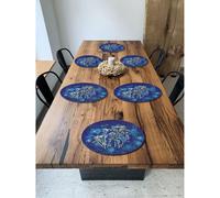 Set di Tovagliette Bertoni 6 pezzi Rotonde 33 cm Midnight