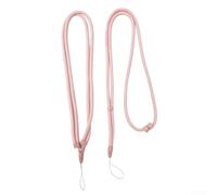 Set di tracolla regolabile e cinturino da polso per ventilatore portatile Shark ChillPill 3 in 1, supporto in poliestere leggero con giunto girevole per mani libere (rosa chiaro)