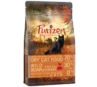 Set di transizione! Crocchette Purizon per gattini e per gatti adulti - 2,5 kg Kitten Pollo & Pesce+ 2,5 kg Adult Cinghiale & Pollo