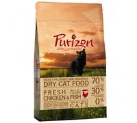 Set di transizione! Crocchette Purizon per gattini e per gatti adulti - 2,5 kg Kitten Pollo & Pesce + 2,5 kg Adult Pollo & Pesce
