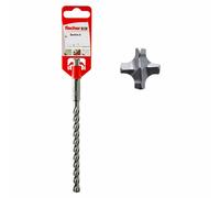 Fischer Quattric II 6/50/115 Punta Trapano SDS Plus a Quattro Taglienti per Muratura e Calcestruzzo, 549983