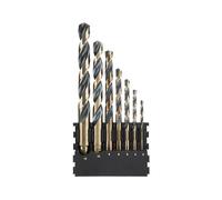 Set Di Trapani HSS DEWALT Nero E Oro 7 Pezzi Con Codolo Antigiro DEWDT70829QZ