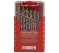 Set Di Trapani HSS TiN Compatto Dormer A087201 A095 Di 19 Pezzi 1.0-10 X 0.5Mm