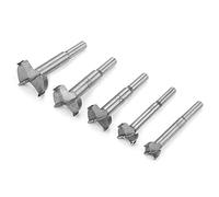 Set di trapani piatti in acciaio ad alta resistenza Strumento di lavorazione del legno 15-35 mm 5pc durevoli usi facili versatili
