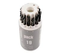 Set Di Trapano Dial-A-Drill HSS Con 1Mm - 10Mm 19Pc 32996
