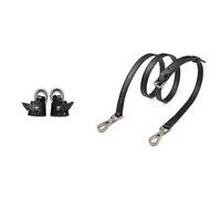 Set di trasformazione tracolla for mini borsa tote Longchamp Upgrade accessori for trasformazione borsa a tracolla(Black)