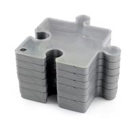 Set di trate per la selezione dei puzzle | Vassoi impilabili con design a forma di puzzle per una facile categorizzazione | Ideale per organizzare pezzi di puzzle fino a 1000, Parfai