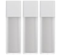 Set di Tre Flaconi Airless 50ml per Lozione e Balsamo | As e Pp, Ricaricabili e Igienici, per Bagaglio e Vacanza, senza Perdite in Borsa