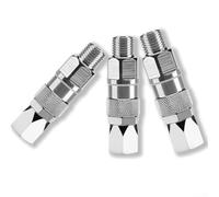 Set di tre giunti girevoli da 35,6 cm di lunghezza per vernice airless per spruzzatori, consentendo una rotazione completa di 360 gradi per ridurre al minimo il groviglio del tubo e l'affaticamento