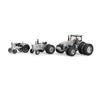 Set Di Tre Pezzi John Deere Argento E Nero 100 Anni Waterloo 45629A 1/64