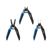 Set di tre pinze iFixit Mandible - Tronchesine taglio raso, spelafili, pinze ad ago per riparazione elettronica e saldatura
