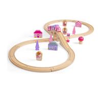 Set Di Treni A Otto Bigjigs Rail Con 35 Pezzi In Legno