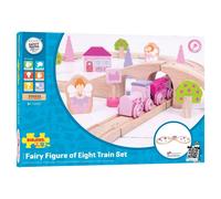 Bigjigs Rail Kit Trenino fatato e Binario a Forma di Otto