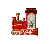 Set di treni decorativi illuminati per feste in PVC per mensole da tavolo e atmosfere natalizie creazione di treno di Natale