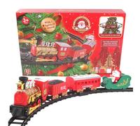 Set Di Treni Di Natale - Arredamento Per La Casa Con Suono Leggero | Set Di Treni Motori Di Musica Per Alberi Di Natale | Per Soggiorno Camera Da Letto Camera Giochi Bar Del Centro Comme
