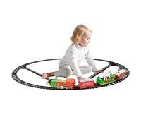 set di treni di Natale - decorazione natalizia con suono e luce - circuito elettrico del per bambini e ragazze attività familiare regalo di Natale